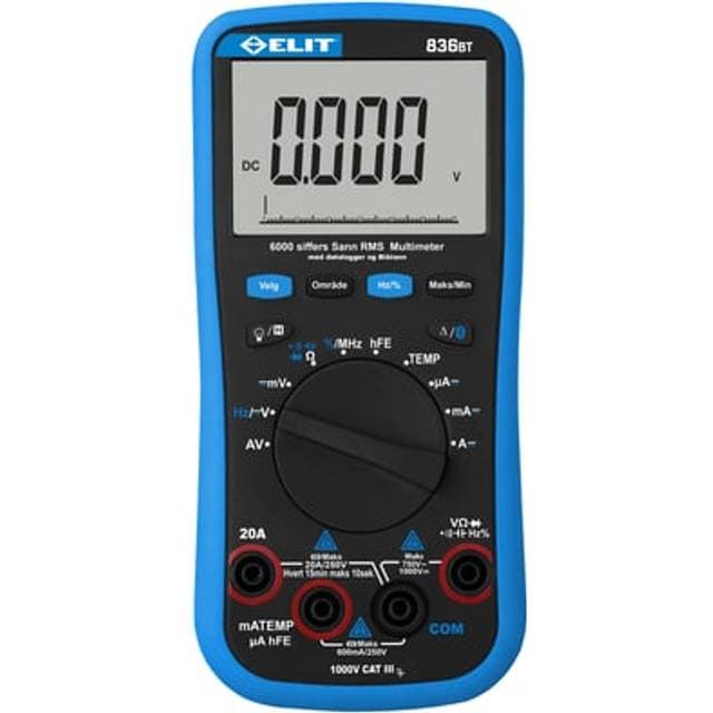 Elit hukommelse, app TRMS ELIT 836BT