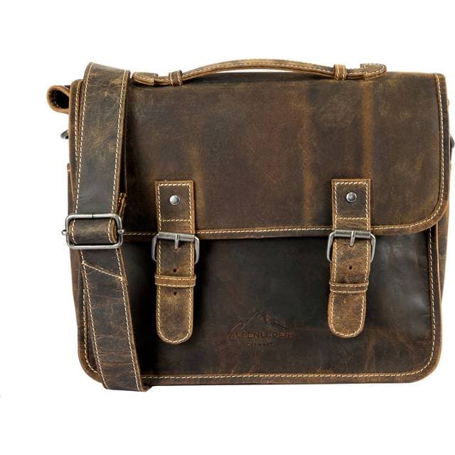 Alpenleder Kameratasche REPORTER Old Havanna