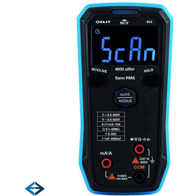 Elit sand RMS, automatiskområdevalg, Elit 624