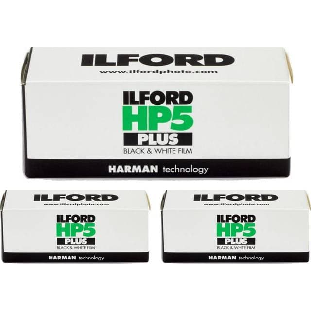 Ilford HP5 Plus 120mm 400 Roll Film 3 Pack
