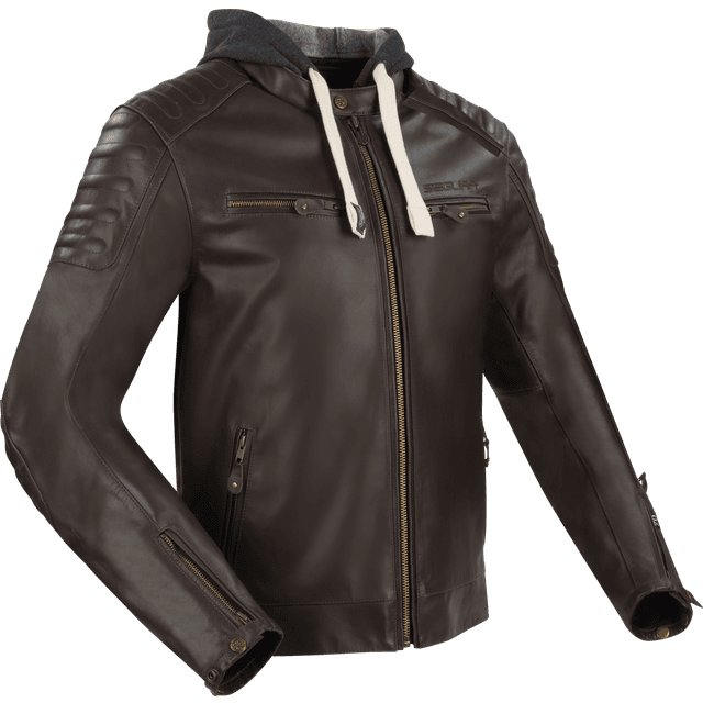 Segura MC-Jakke Challenger, Brun Herre