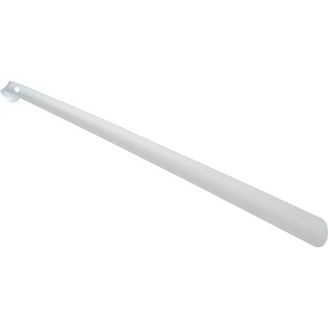 Langt skohorn, metal, cm, hvid