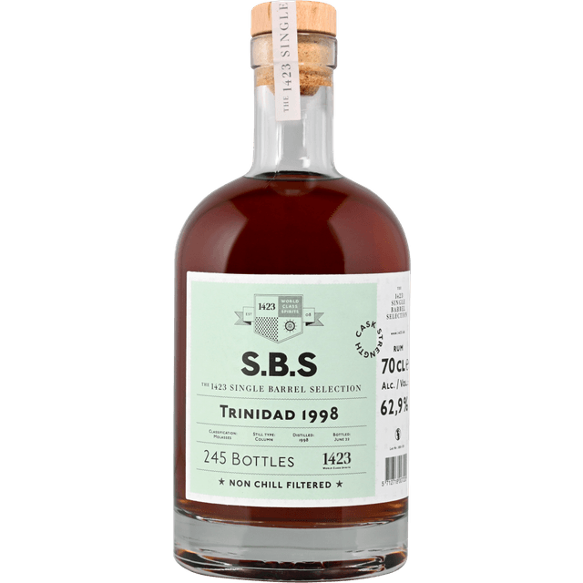 A.B.S. S.B.S Trinidad 1998 62,9% ABV 70 cl