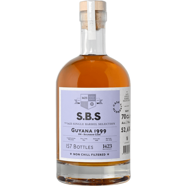 A.B.S. S.B.S Guyana 1999 PM 52,6% ABV 70 cl