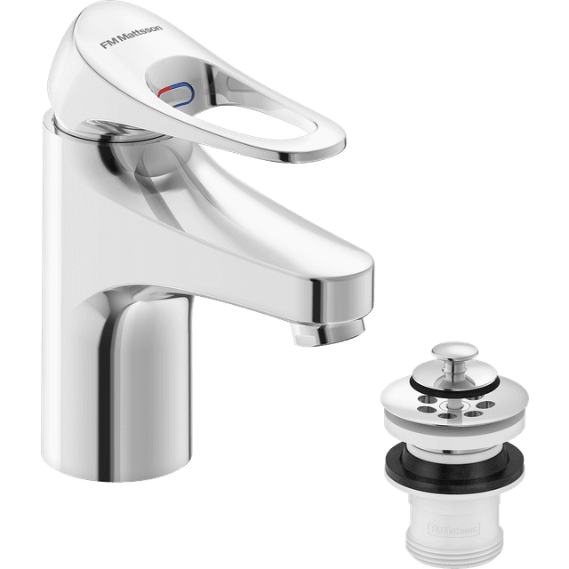 FM Mattsson 9000XE Håndvaskarmatur Krom