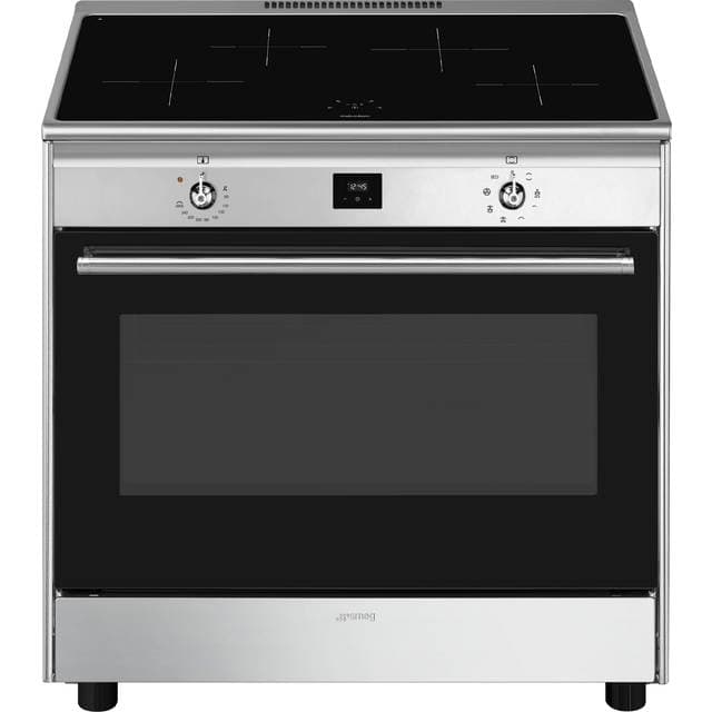 Smeg CG90CIXT Induktionskomfur Rustfrit Stål