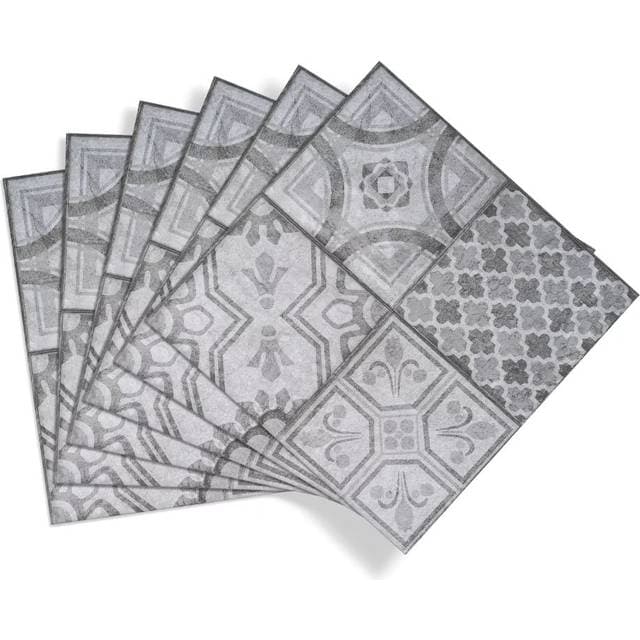 D-C-Fix Gulvfliser Grå Mønstret 11 Stk