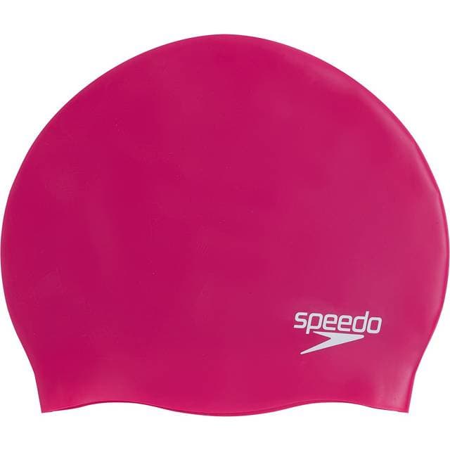Speedo Badehætte PLAIN MOULDED Pink Silikone