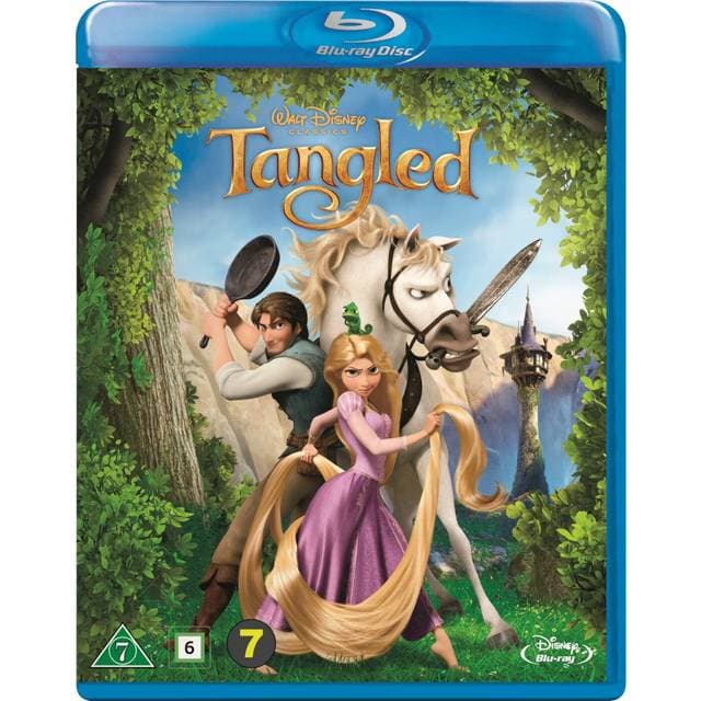 To På Flugt Tangled Disney Blu-Ray
