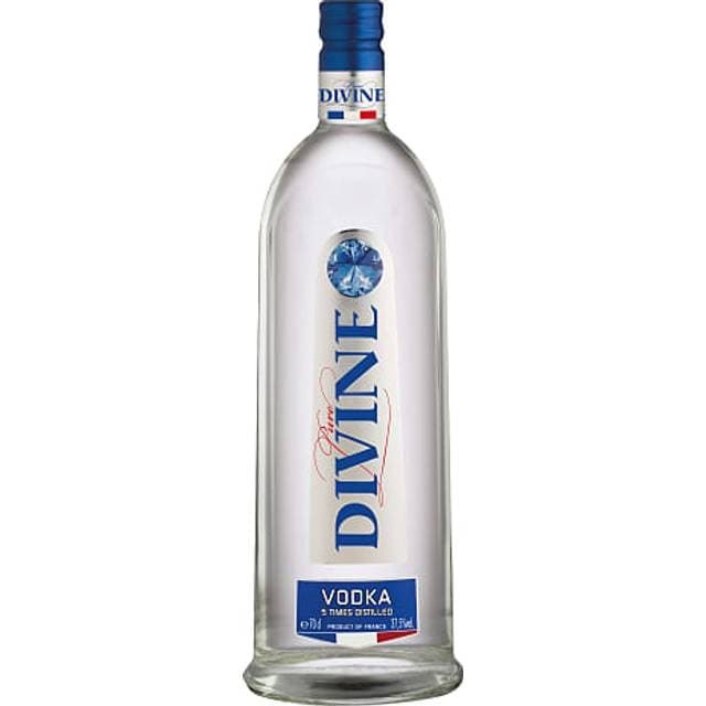 Divine Vodka På lager i et varehus