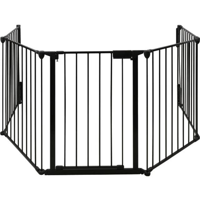 Glød Brændeovnsgitter Sort 5-delt Glöd