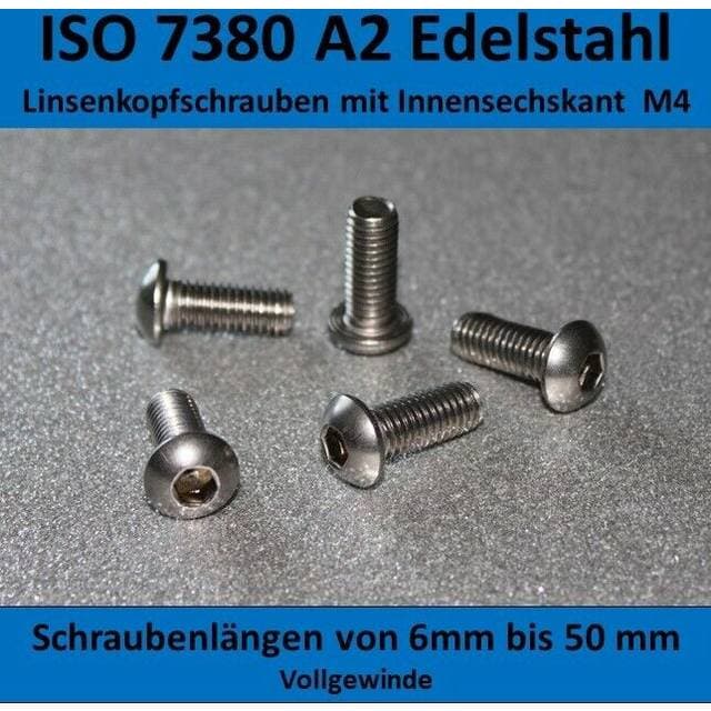 Lemvigh-Müller BH ISO 7380-1 A2 M4x6