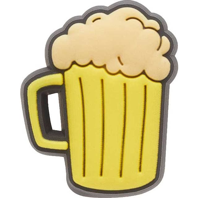 Crocs Jibbitz Beer Yellow One Size