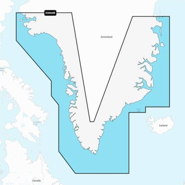 Garmin Navionics EU064R Greenland Chart