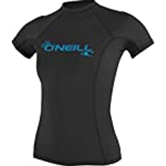 O'Neill Wms Basickins S S Rash Guard Black L