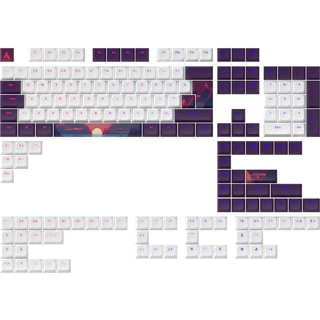 Dark Project Sunrise Keycap Set