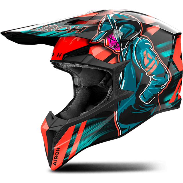 Airoh Wraaap - Cyber Orange