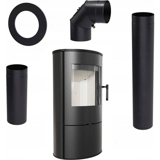 Kratki Rollo 150 7 kW Steel Stove Set