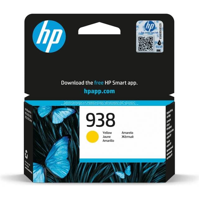 HP INC 938 Yellow Ink Blækpatron - Gul