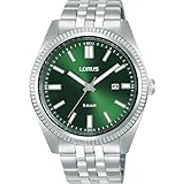 Lorus Classic Herreur Stål Grøn Skive 42mm