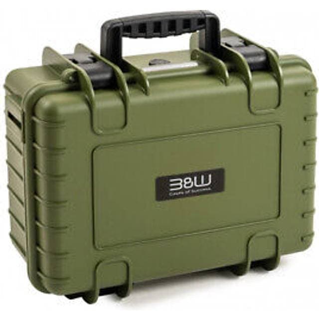 B&W 4000 Outdoor Flightcase Mørkegrøn