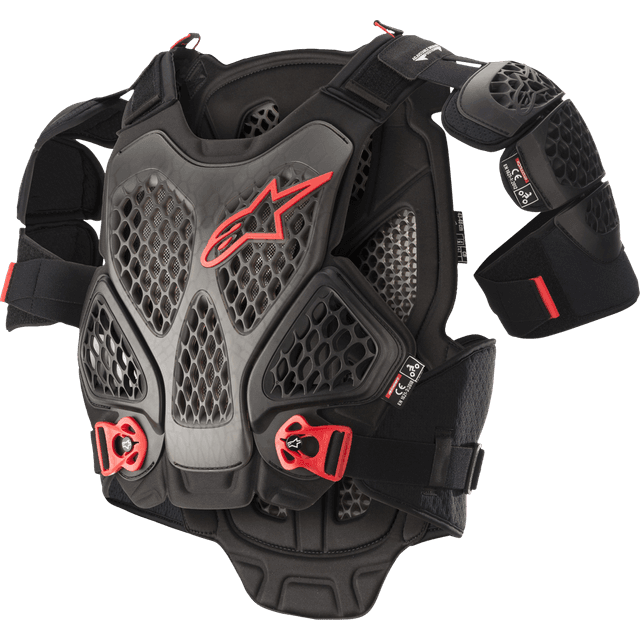 Alpinestars A-6 Brynje - Sort/Antracit/Rød