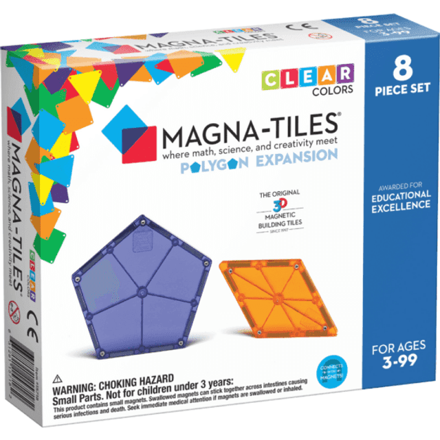Magna-Tiles Polygons Expansion Set 8pcs
