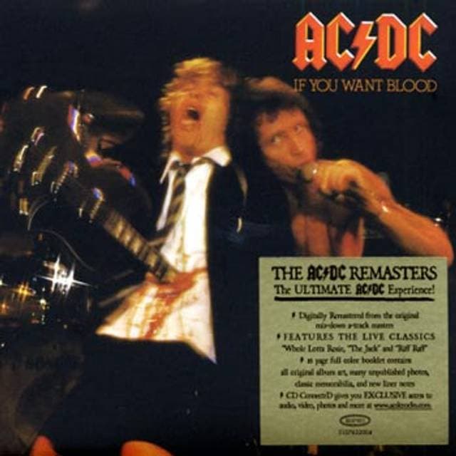 AC/DC If You Want Blood YouVe Got It (CD)