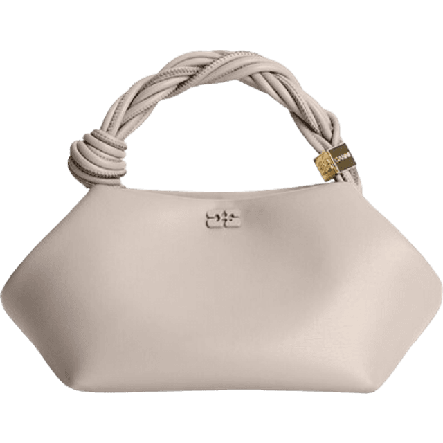 Ganni Small Bow Bag - Light Grey