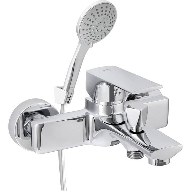 Hill Ceramic Armatur Til Badekar Riva Krom