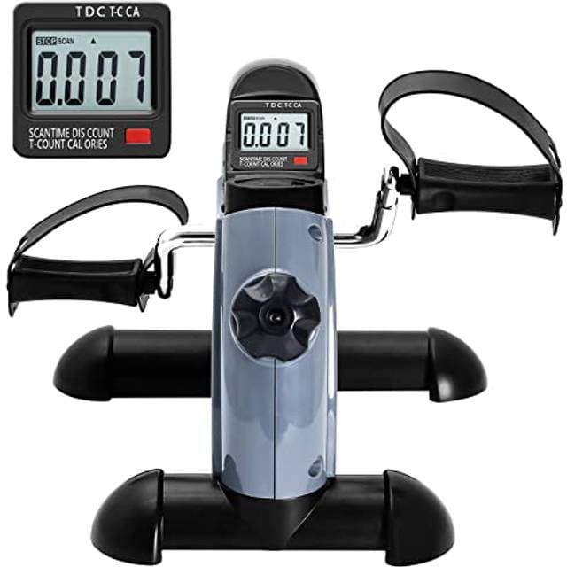 Himaly Mini Exercise Bike Pedal Gray