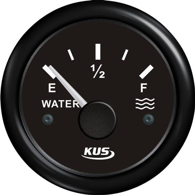Kus Tankmåler vand Sort 0-190 OHM 12/24V