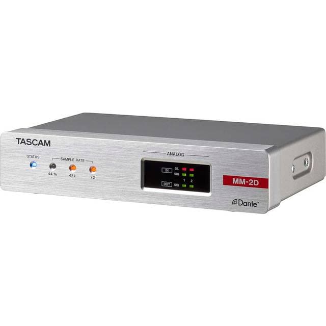 Tascam MM-2D Analog Dante Converter 2 in