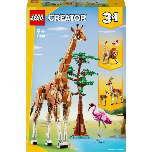 LEGO Creator 3 in 1 Vilde safaridyr 31150