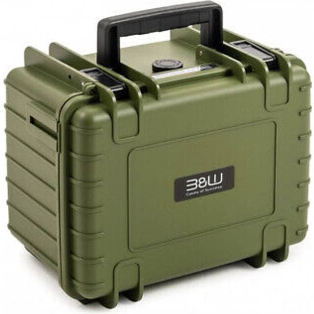 B&W 2000 Outdoor Flightcase Mørkegrøn