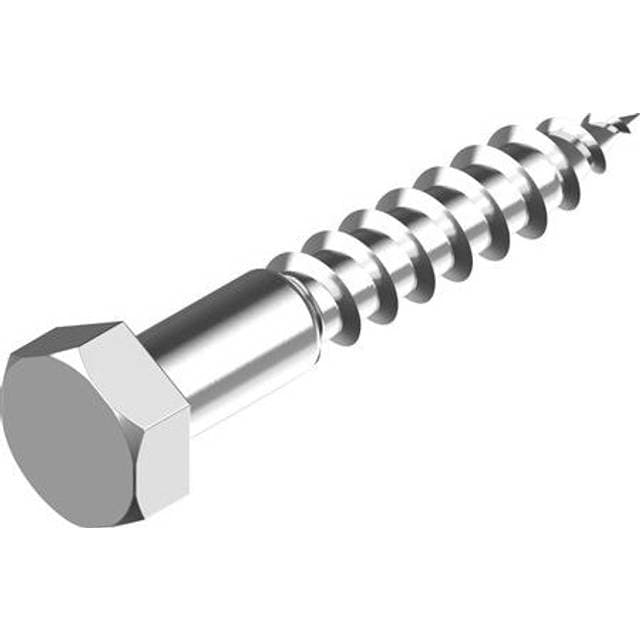 WASI Fransk skrue M6X60MM A4 SW10