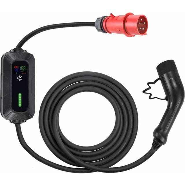 Ladekabel Elbil 5m 22KW Type 2 5m