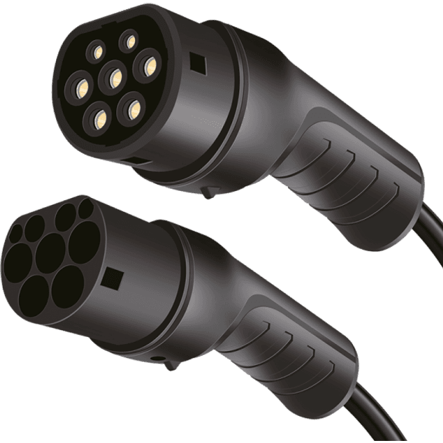 LogiLink Spiral ladekabel til elbil 22kW