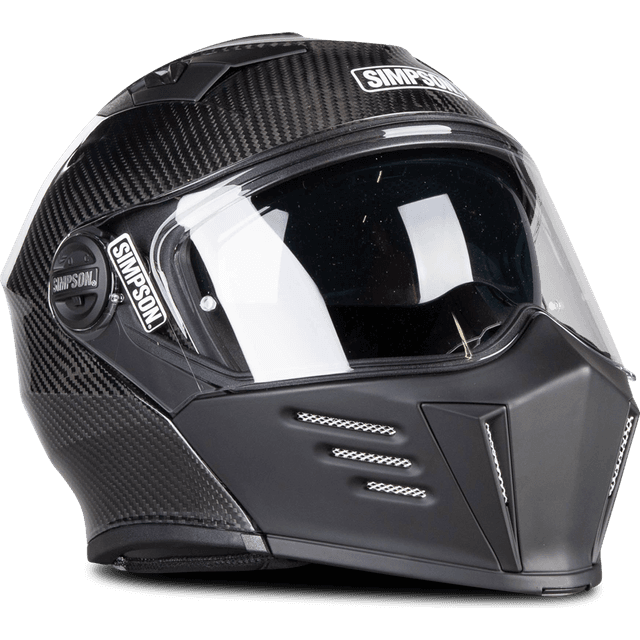 Simpson Flip-Up Hjelm Darksome - Sort/Carbon