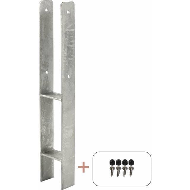 Plus H-Stolpefod 60 cm 9 x 9 cm