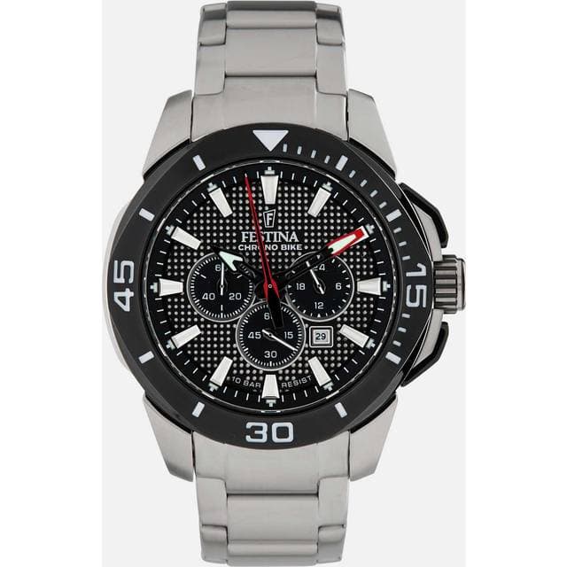 Festina F20641/4 Sort Sølvfarvet