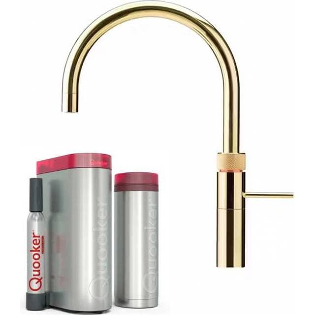 Quooker Fusion Round Inkl. PRO3 & Cube Messing