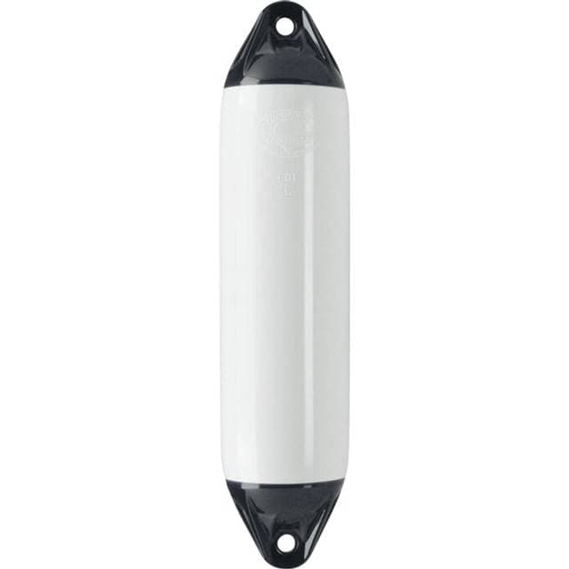 Polyform F01S fender 370x130mm hvid/sort