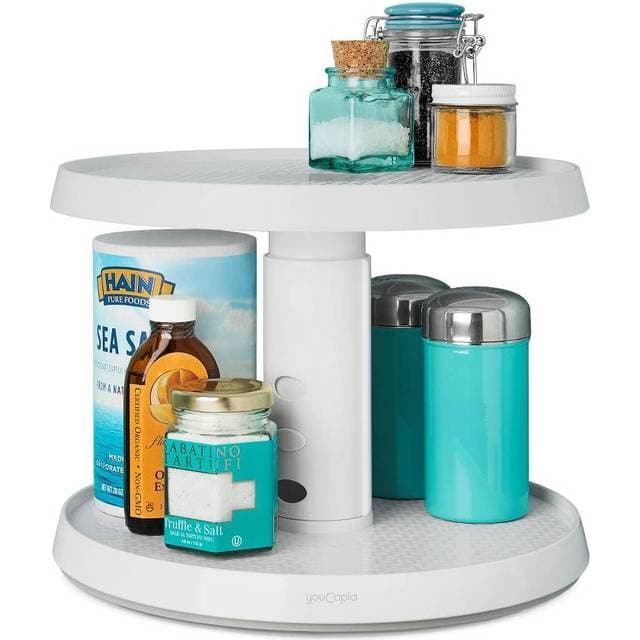 YouCopia Crazy Susan krydderihylde 2 niveauer