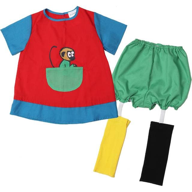 Pippi Pippi Langstrømpe dragt 2-4 år