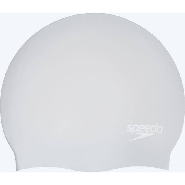 Speedo Long Hair Cap Badehætte grey/white