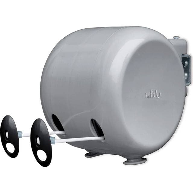 Minky Retractable Duo Reel Washing Line - Gray
