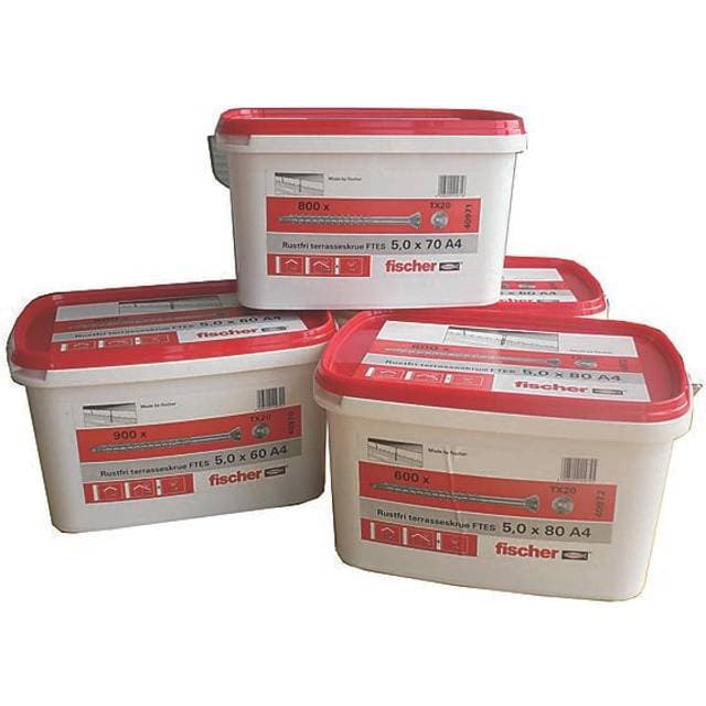 Fischer FPF-LT Spånskrue 5.0x50 A4 1300 Stk