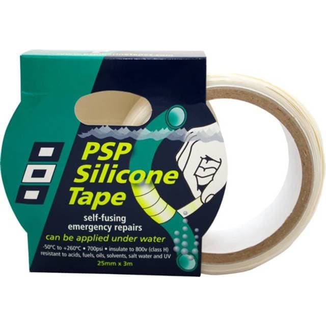 PSP Silicone Tape 25mm x 3m Hvid