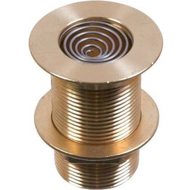 Guidi Skroggennemføring Messing med Fjeder, 2"